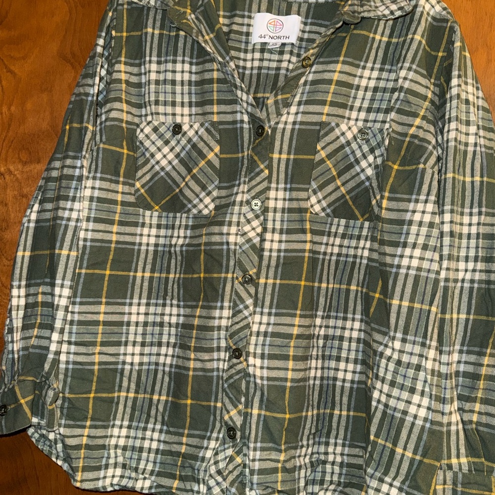 44 North Plaid Button-Up Shirt flannel